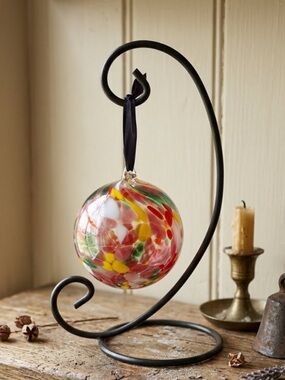 Handmade Blown Glass Friendship Ball Ornament
Great gift 🎁